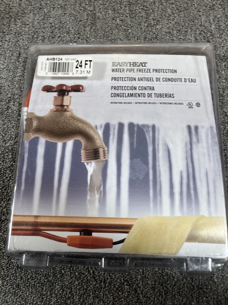 EasyHeat AHB124 24ft Pipe Heating Cable NEW