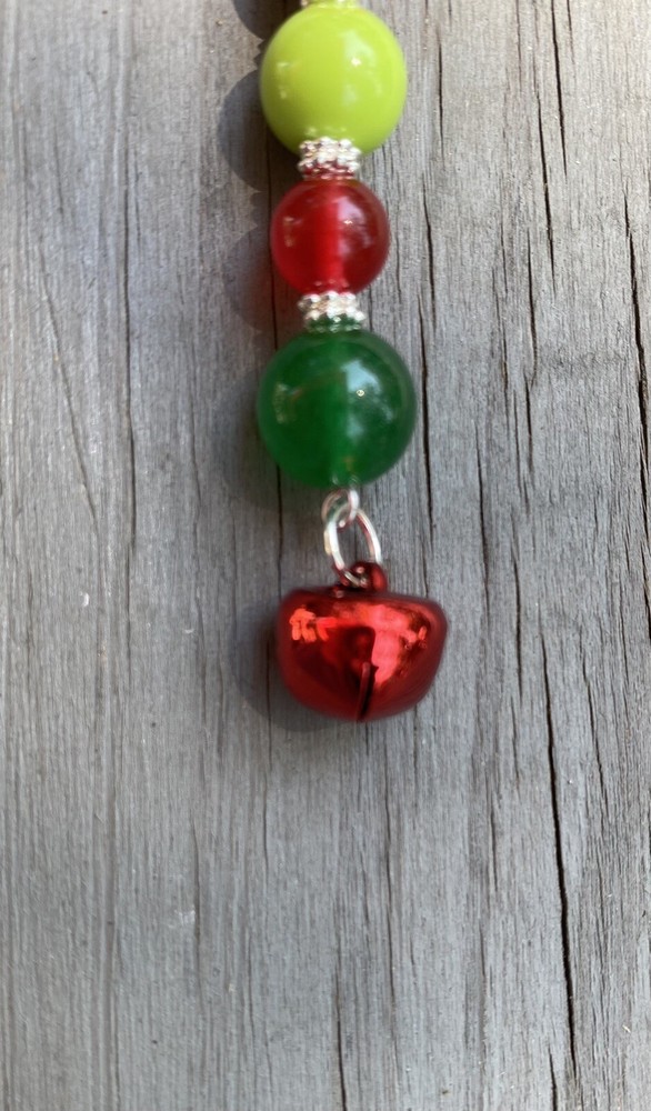 Christmas Red JINGLE BELL Cell Phone Charm Strap Dangle iphone Android Accessory