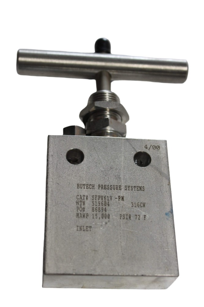 Butech SFPV61V-PM Needle Valve