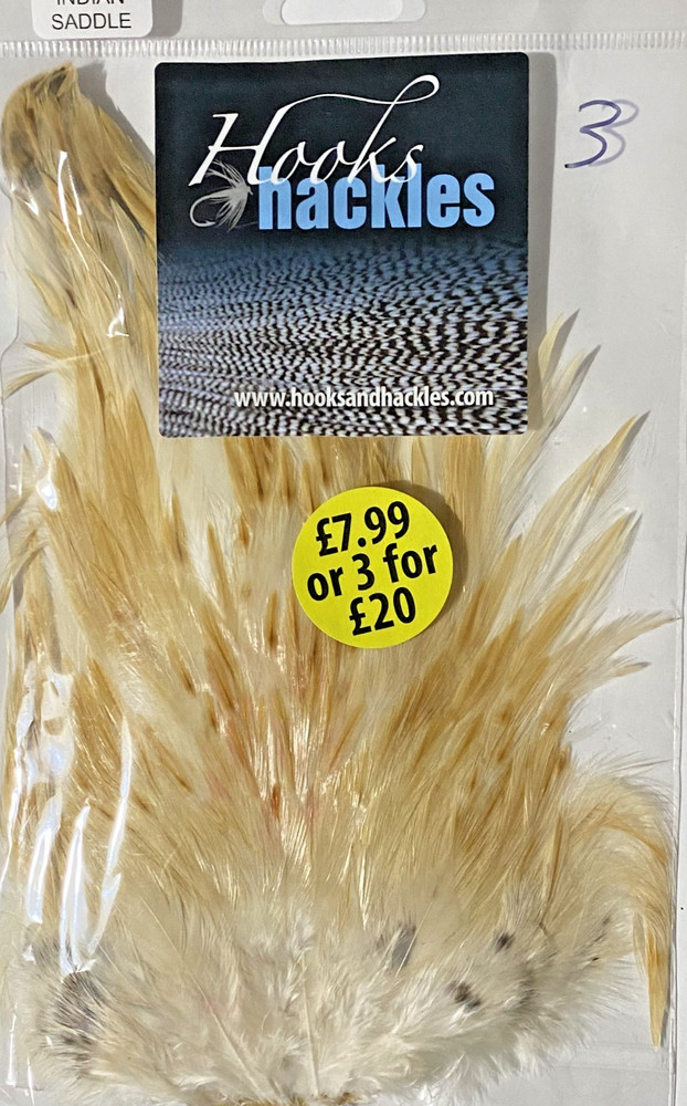 Indian Cock Saddle Natural Cream/Lt Ginger