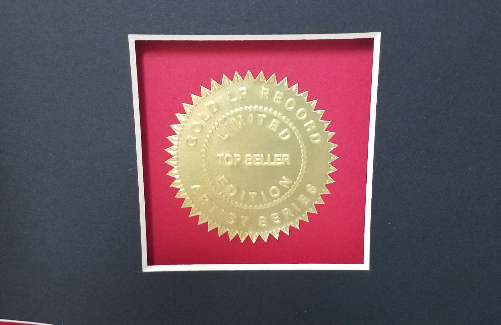 Bob Marley laser cut limited edition color vinyl framed record display