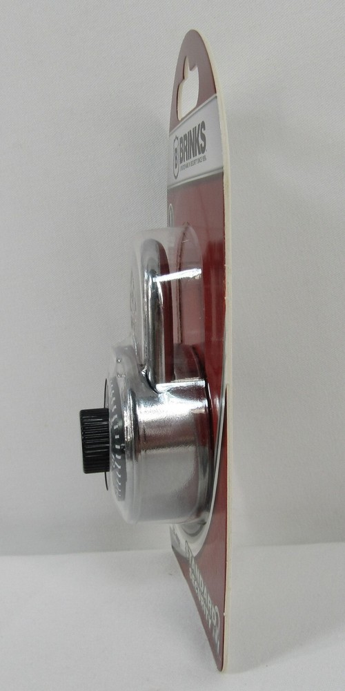 2- Brinks Padlock Standard Security 3 Dial Combination Lock #162-49002