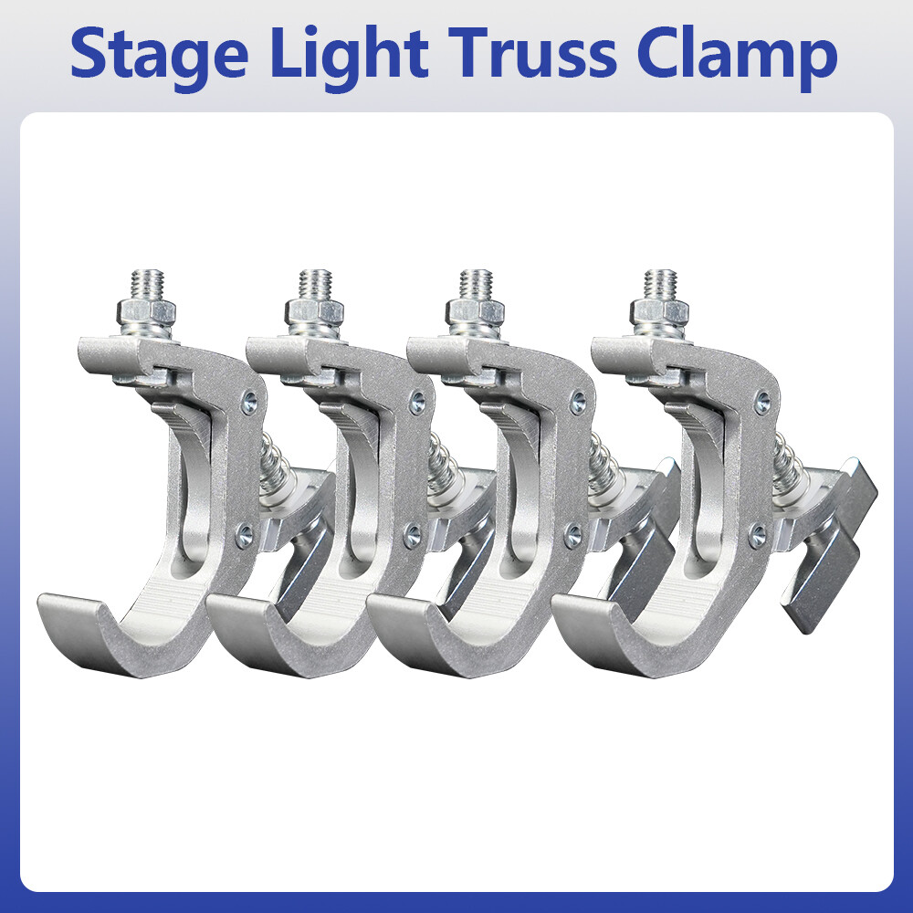 4Pack Stage Light Clamp Truss Bracket Hook Clamp DJ Projector Bar Light