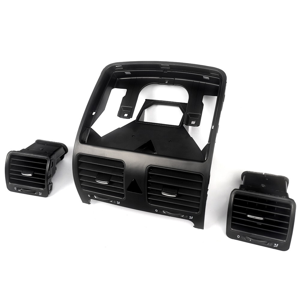 3pcs Dash Center A/C Outlet Air Vent Set For 2004-2009 VW Golf MK5 Jetta Rabbit