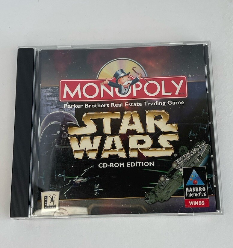 Monopoly Star Wars PC CD-ROM Edition WIN 95 Hasbro Interactive Video Game