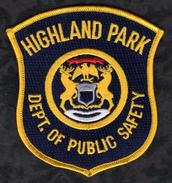 Highland Park Michigan Police Patch