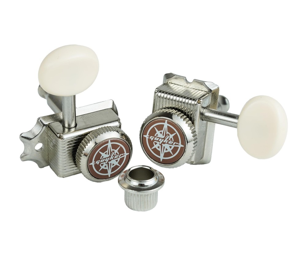 Guyker 6 Inline Vintage Guitar Lock String Tuners – Locking Tuning Key Peg