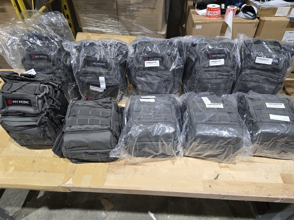 My Medic The Recon First Aid Kit, Basic Survival Backpack, Gray - 7 Compartments