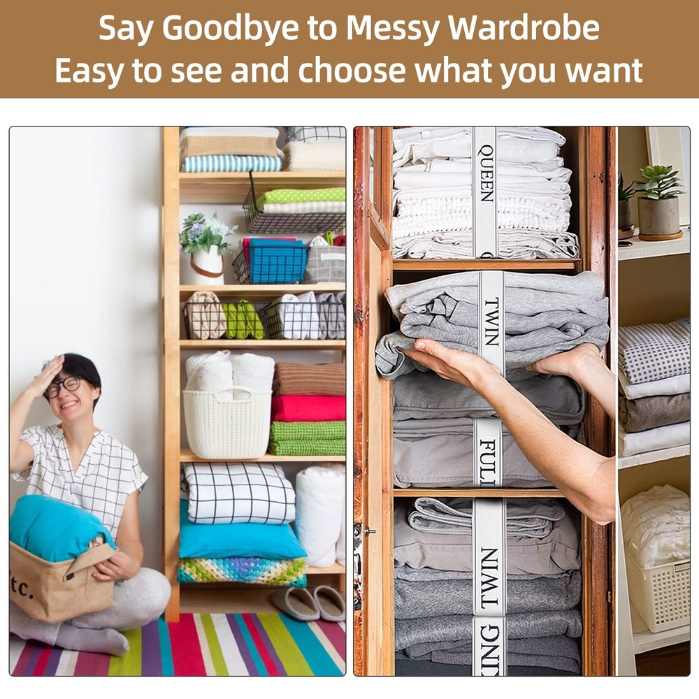Bed Sheet Organizer Bands - Sheet Keepers for Organizing