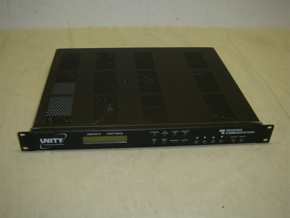WEGENER UNITY UMX4010 UNITYMUX 4010 DATA MULTIPLEXER + COMPEL NETWORK CONTROL #2
