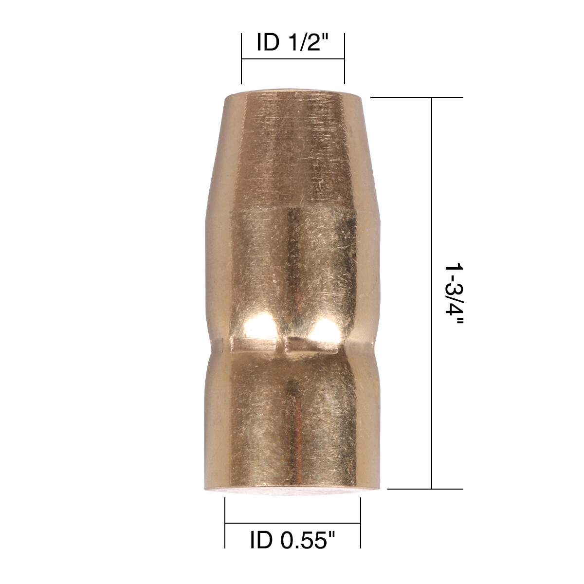 MIG Welding Gun Kit for Miller M-100/150 Contact Tip (.035")-Nozzle-Diffuser