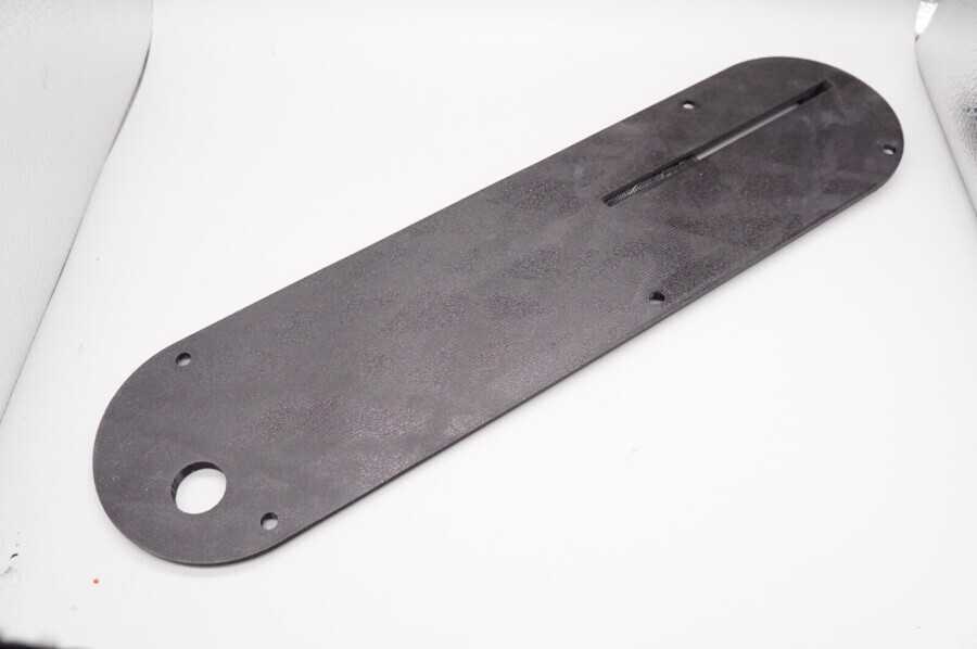 Single Piece Zero Clearance Throat Plate Dado Insert for Ridgid R4512 Table Saw