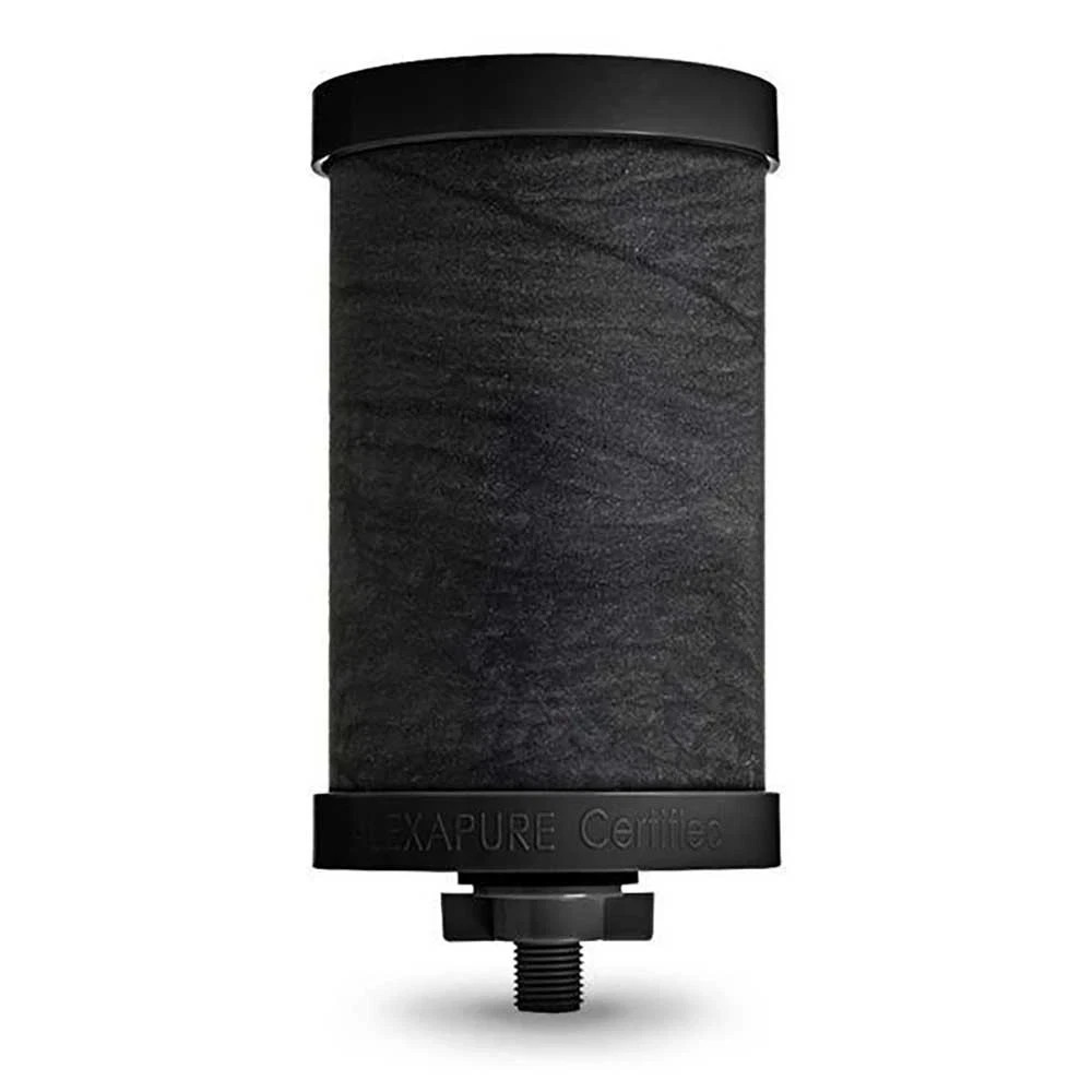 Genuine Alexapure PRO 2387 Replacement Water Filter x2 Filter Pack Black