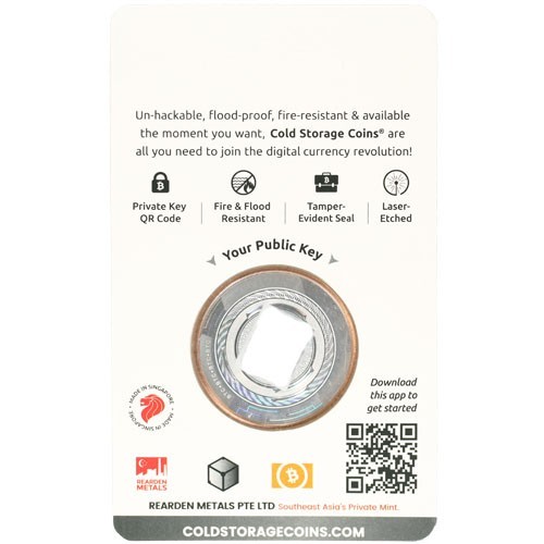 1 oz Binance Cold Storage Wallet Copper Round (New)