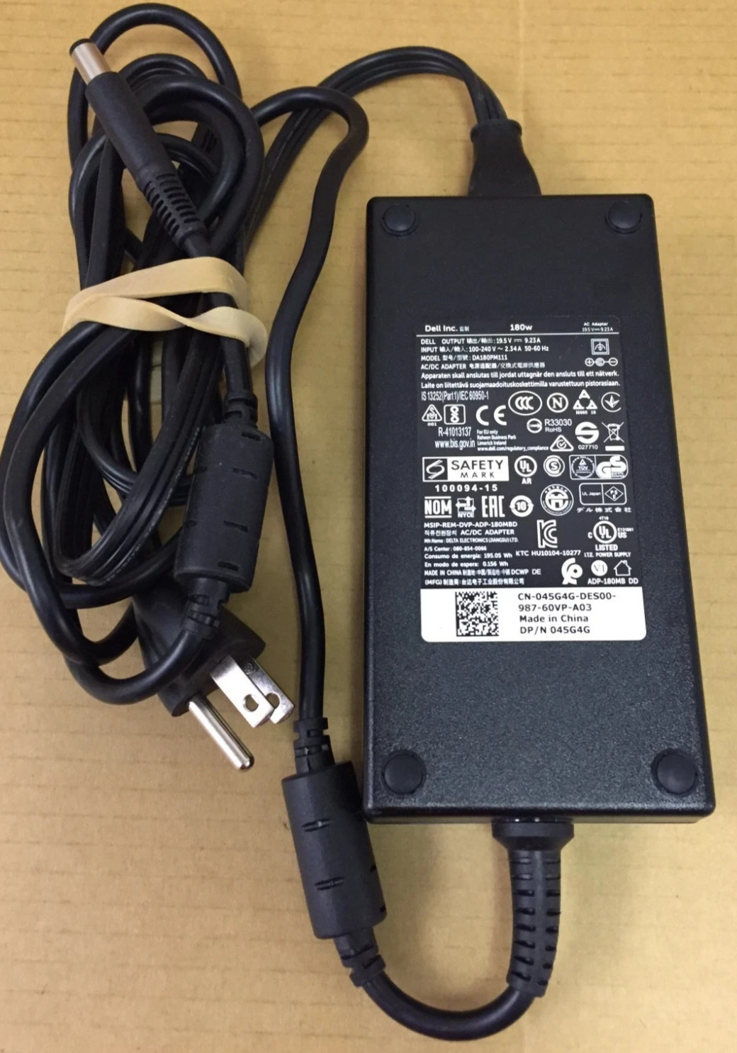 Genuine OEM DELL 180W 19.5V 9.23A AC Adapter Charger DA180PM111 LA180PM111 7.4mm