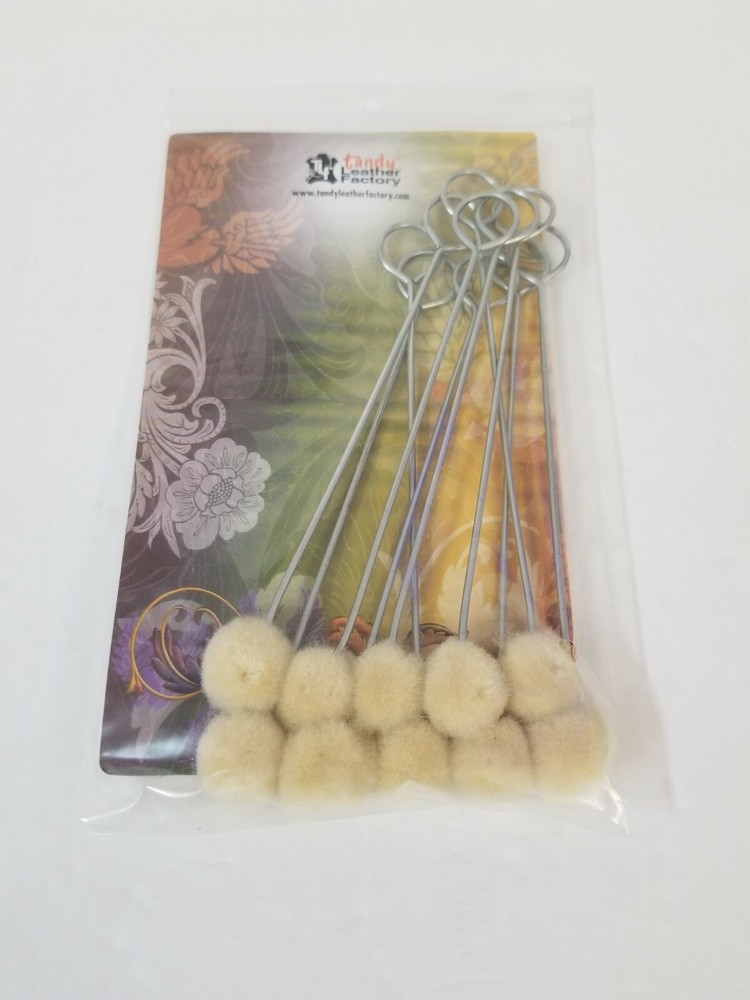 Tandy Leather Wool Dauber Small 10 pack #3443-00