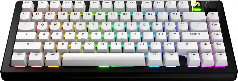 Glorious - GPBT Basics Universal Keycap Set Compatible with Most 100% 85% 80%...