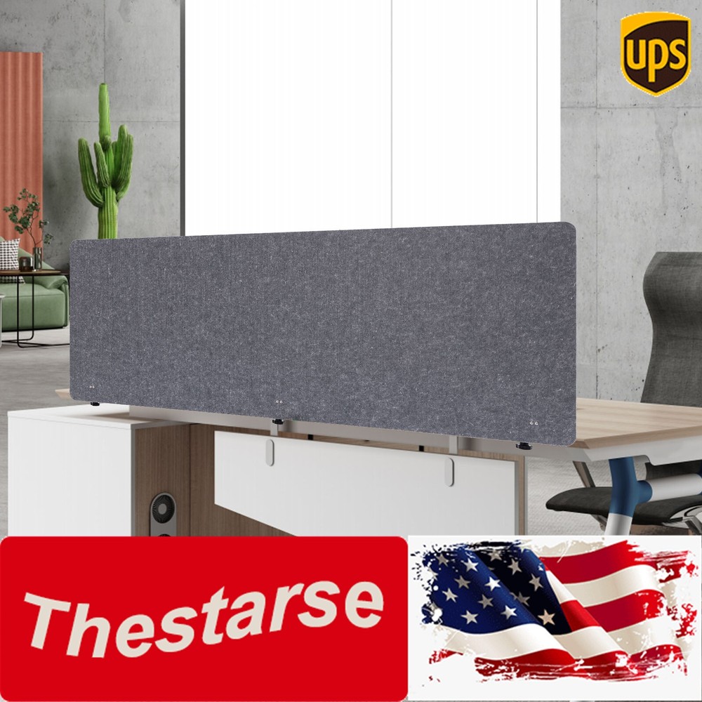 Office Table Partition Desk Divider Desktop Privacy Panel 150*60.45*2.54 cm