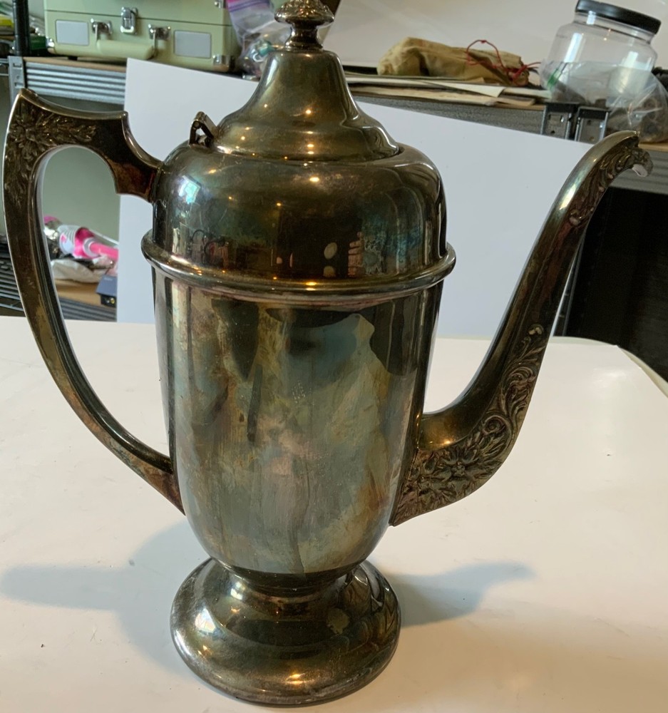 VINTAGE GREGG SILVER plated PITCHER