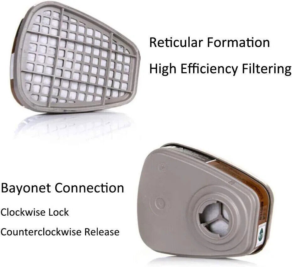 1-10Pair 6001CN Organic Cartridge Filters For 6200 6000 7502 Respirator Gas Mask