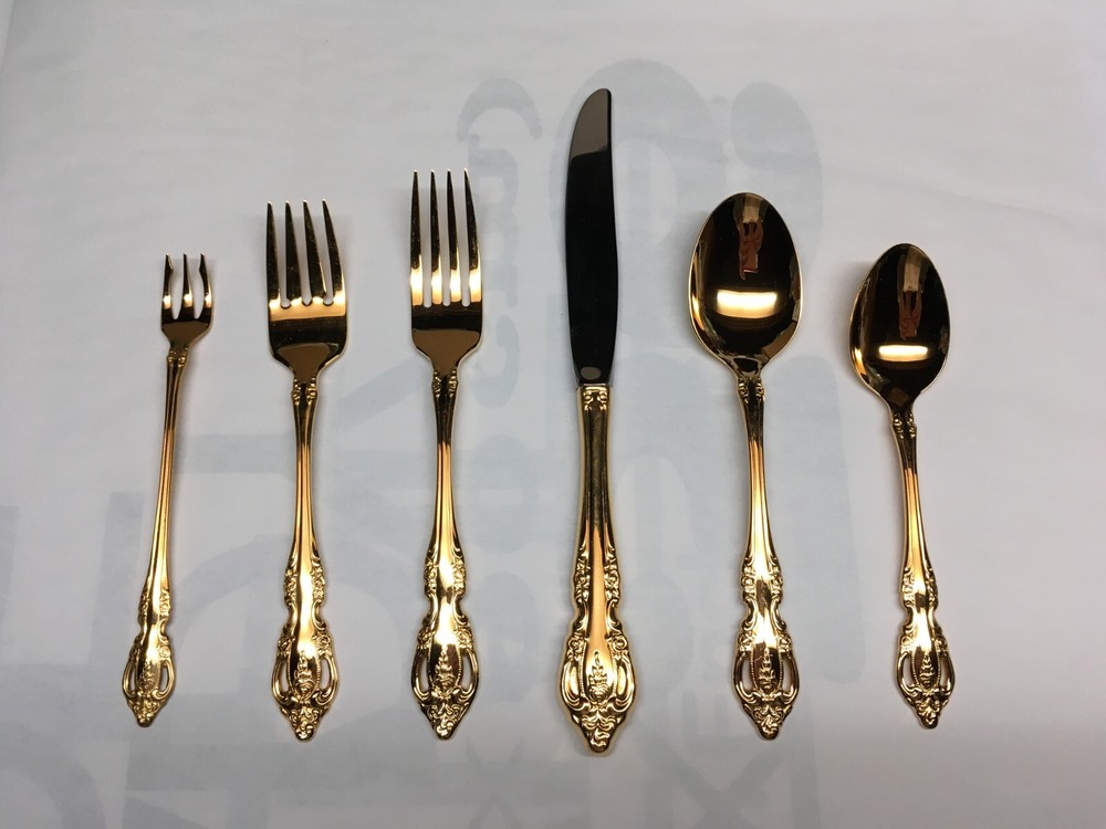 Oneida Community Golden Brahms Gold Electroplate Flatware - Choice