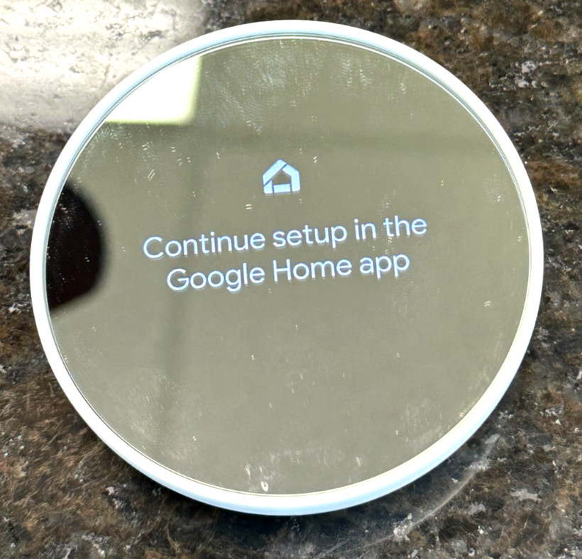 Google Nest Thermostat Smart Wi-Fi Thermostat Battery Powered – Mirror Display