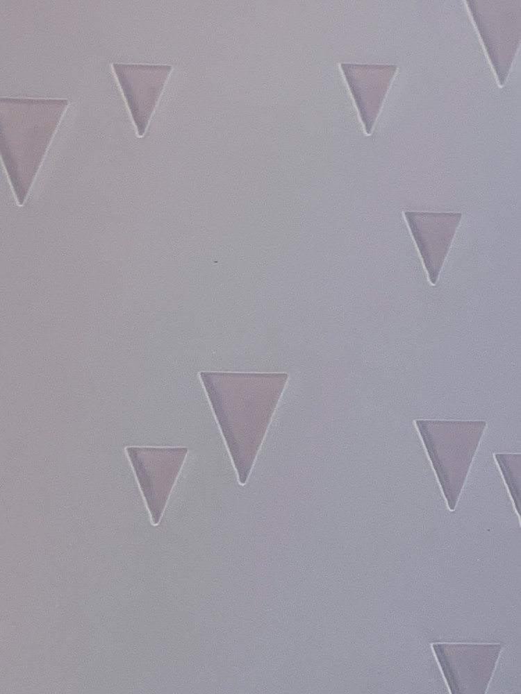 Stampin Up Falling Triangles Embossing Folder 4.5x6 Sizzix Craft Template