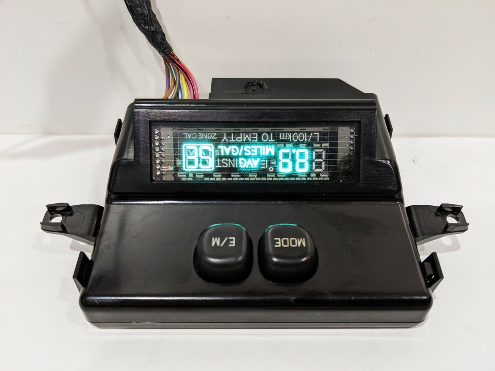 00-05 Ford Excursion Overhead Console Temp Compass Mileage Information Display