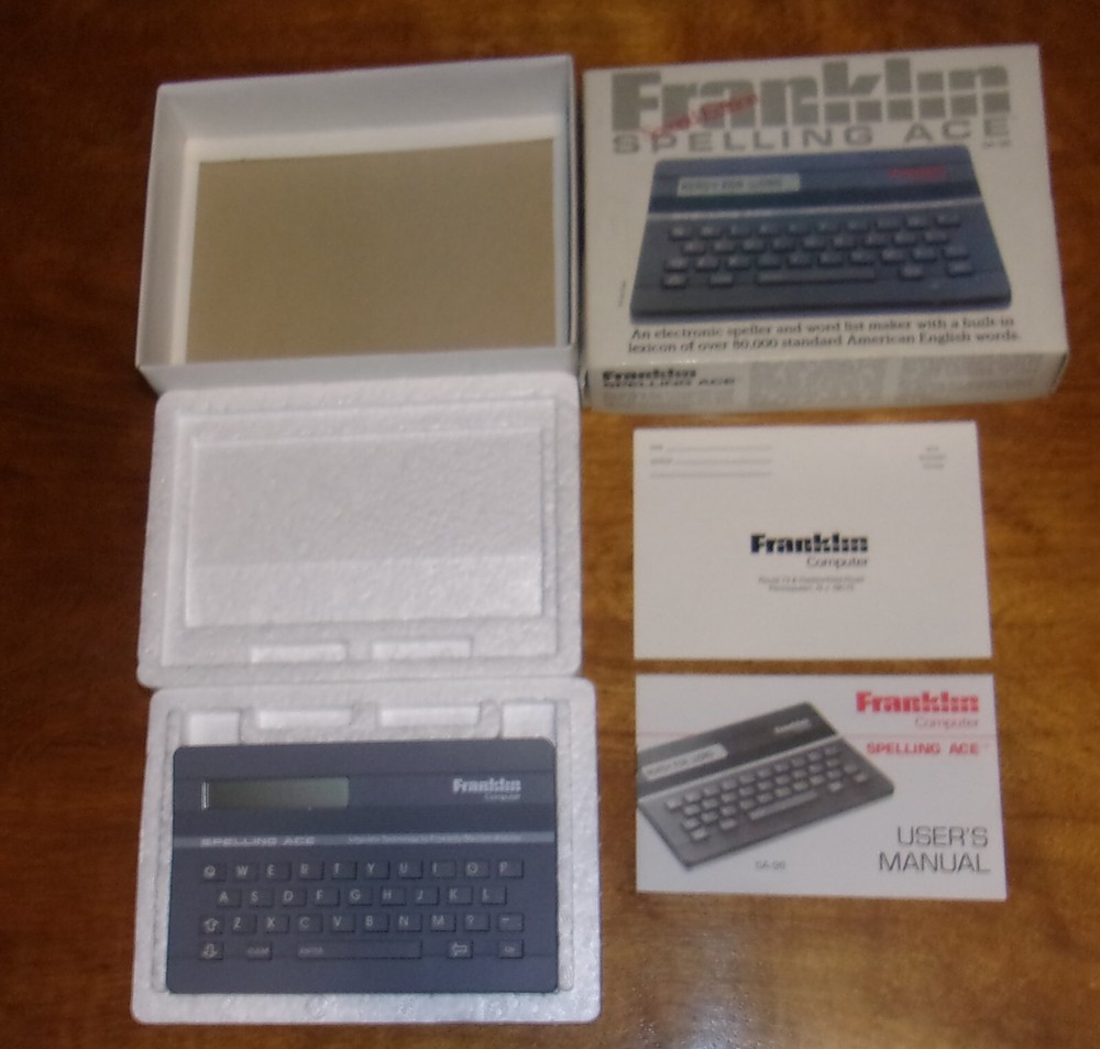 Franklin Spelling Ace SA-98 Second Edition - Tested