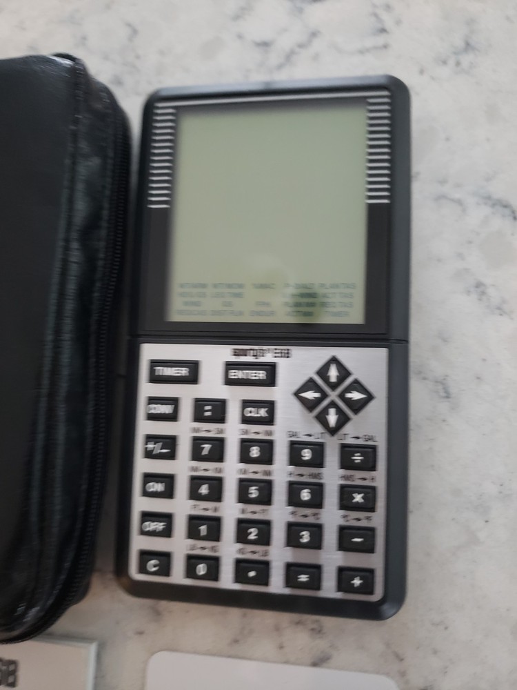 Sporty’s E6B electronic flight computer and Aviation slide computers plates