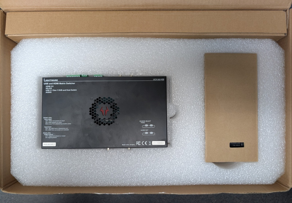 Lightware UCX-2x2-H30 USB and HDMI Matrix Switcher