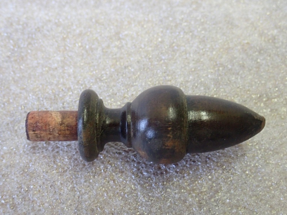 Antique carved acorn drawer knobs