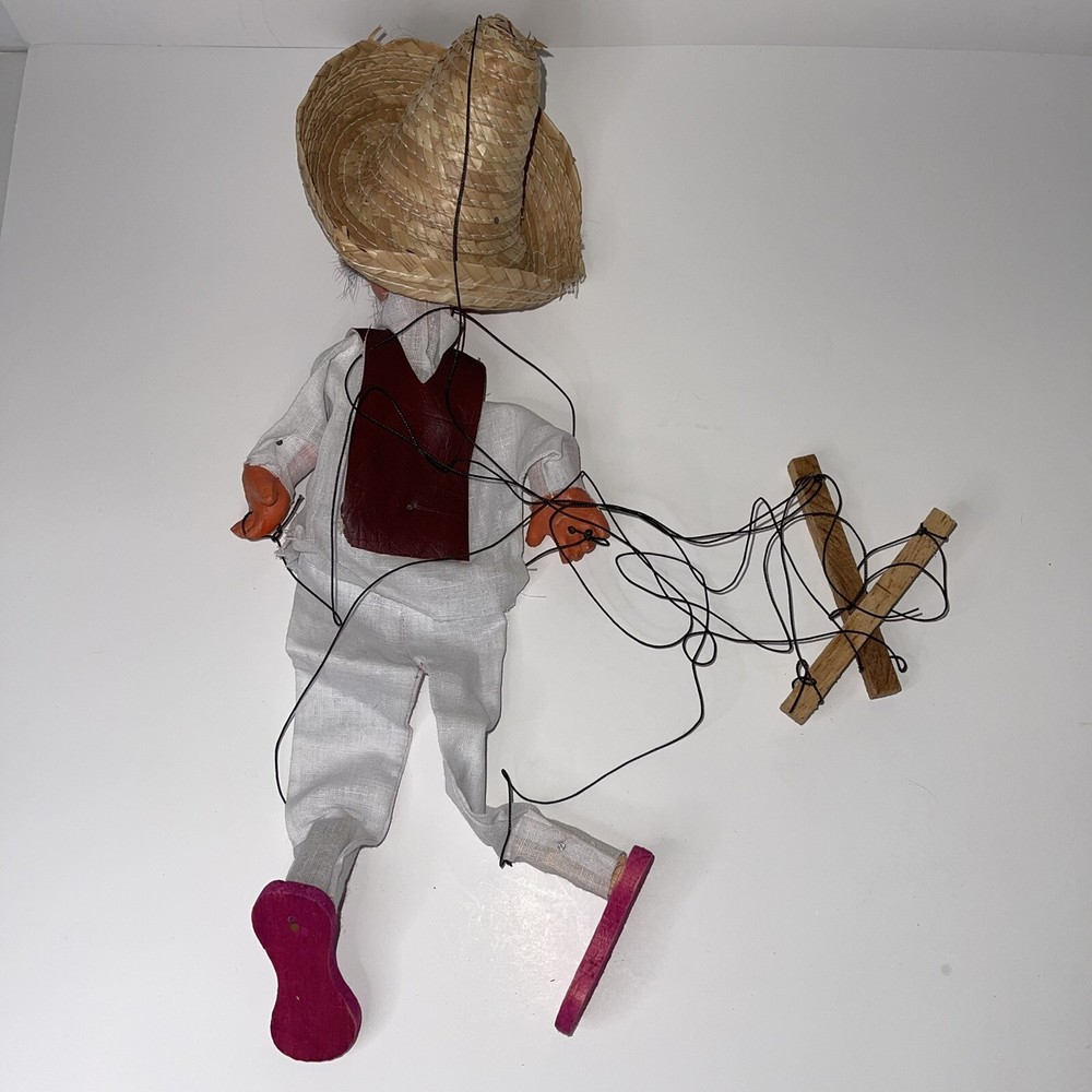 Mexican puppet with strings new see pics e1