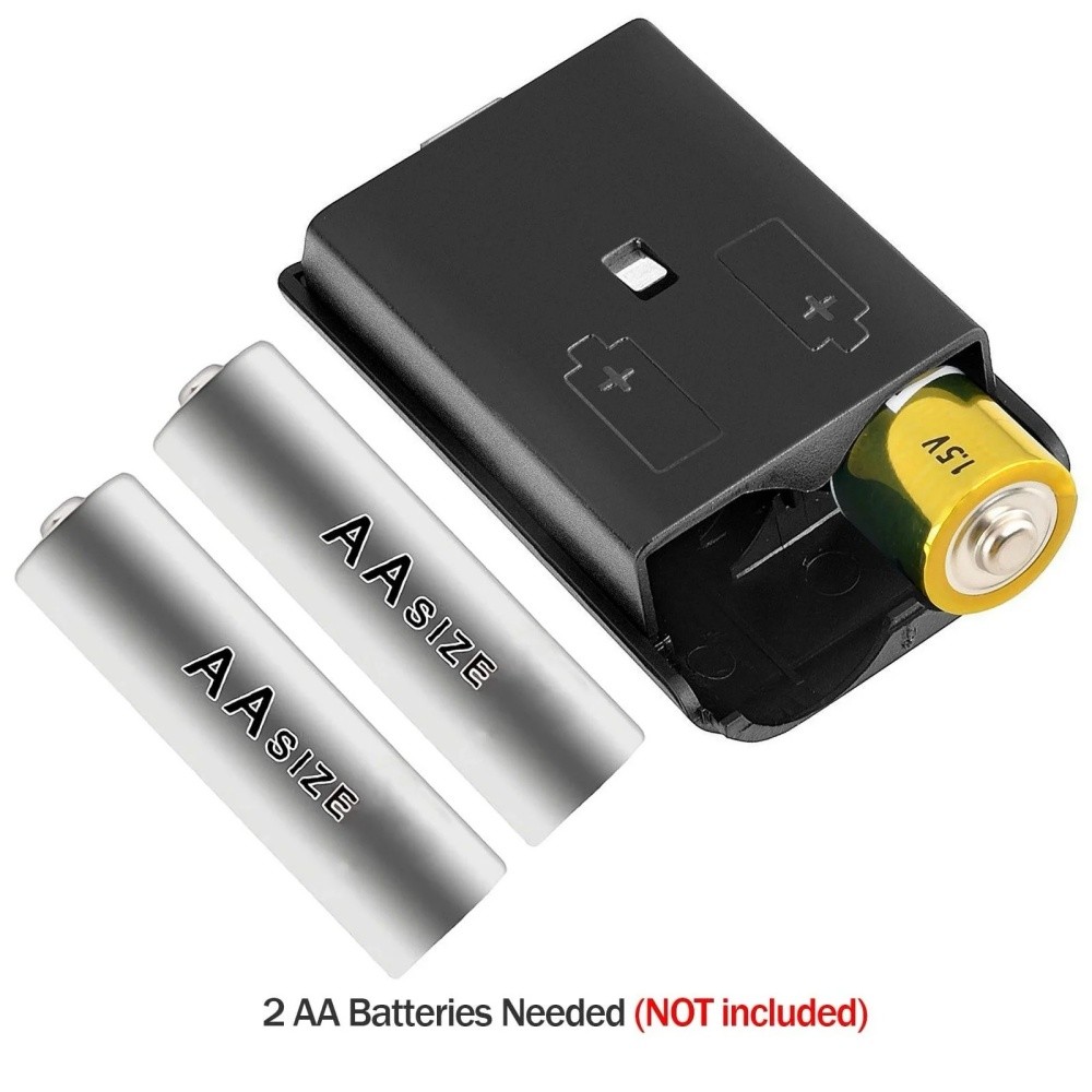 4PC AA Battery Back Cover Case Shell Pack For Xbox 360 Wireless Controller Black