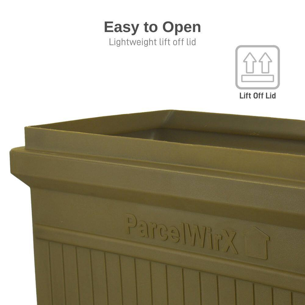 Parcelwirx Oak Horizontal Package Delivery Box