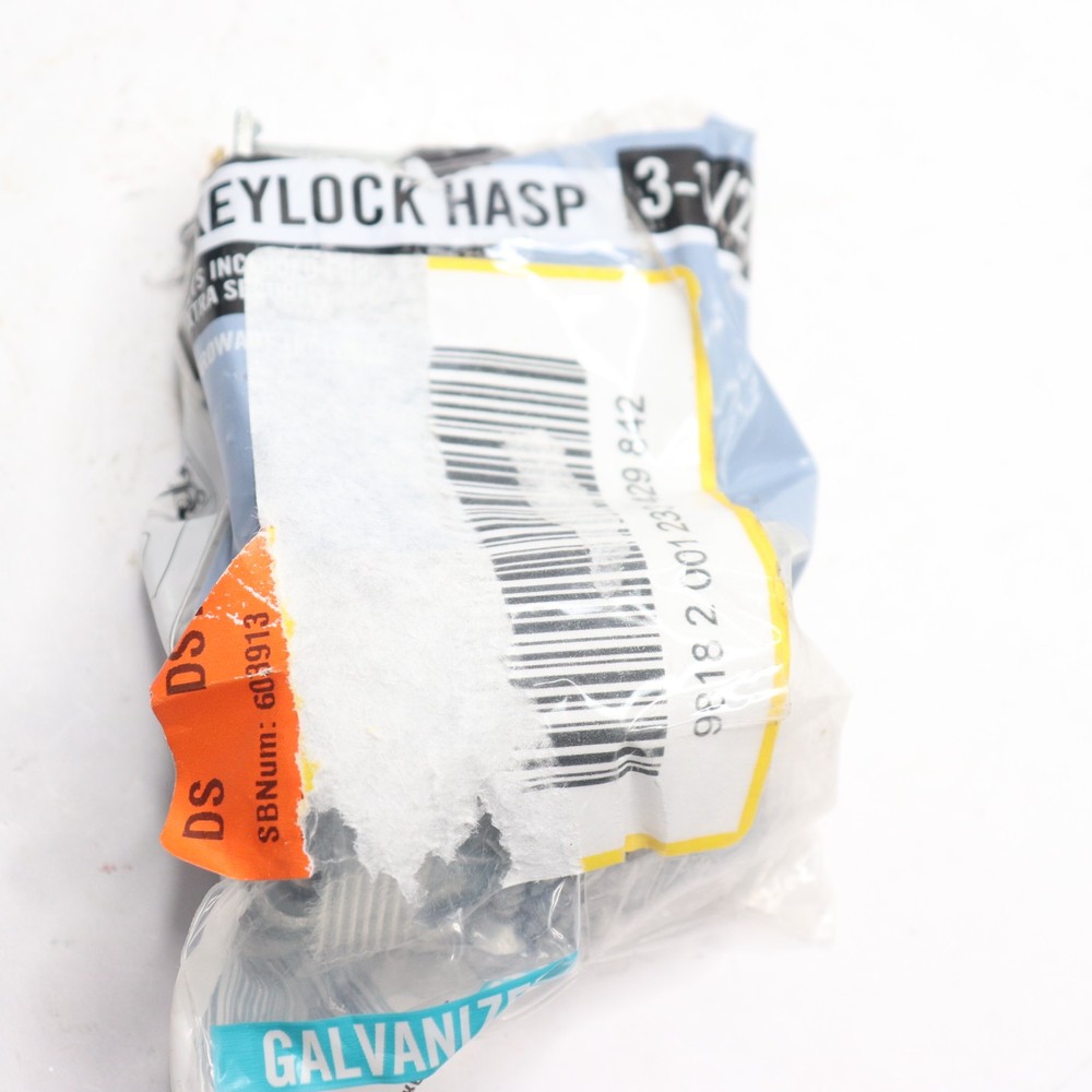 Everbilt 3-1/2 in. Galvanized Key Locking Safety Hasp