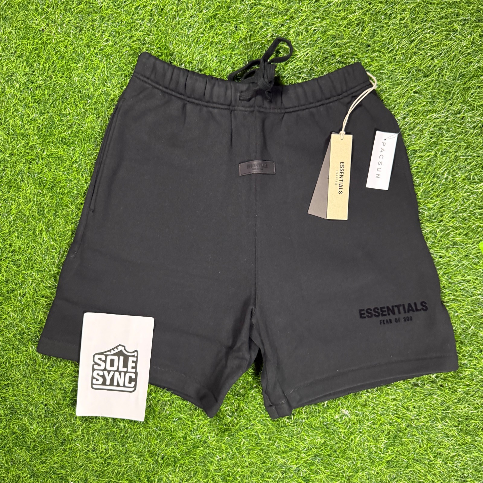 Fear of God Essentials Shorts SS22 Stretch Limo Black - 100% Authentic (XS-XL)