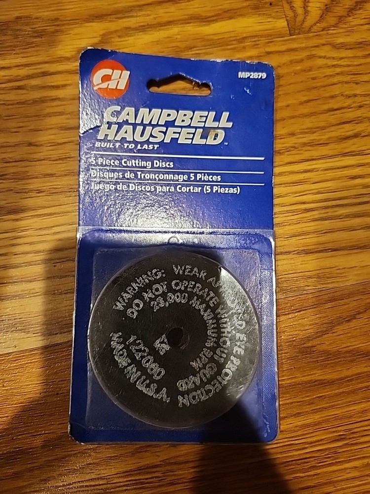 5 Pcs Campbell Hausfeld MP2879 Cutting Discs