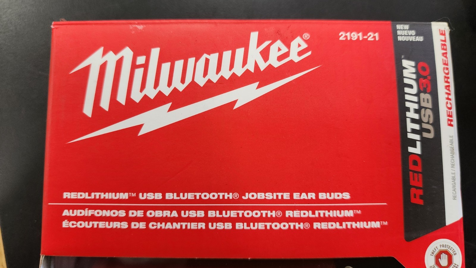 MILWAUKEE USB BLUETOOTH JOBSITE EARBUDS 2191-20 Lightly Used