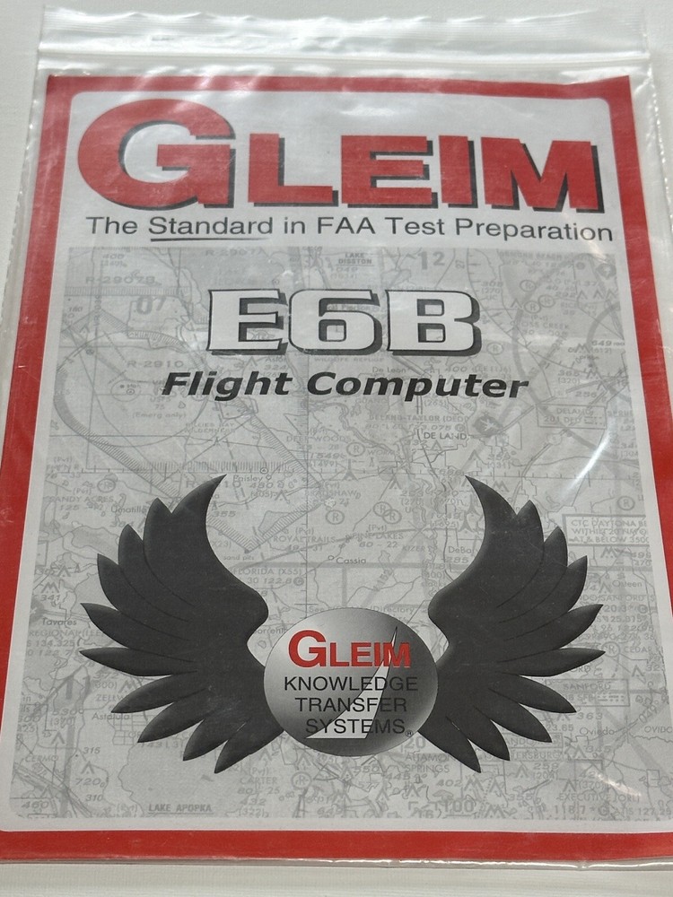 Gleim E6B Flight Computer 2003 EUC (L2) FAA Test Preparation