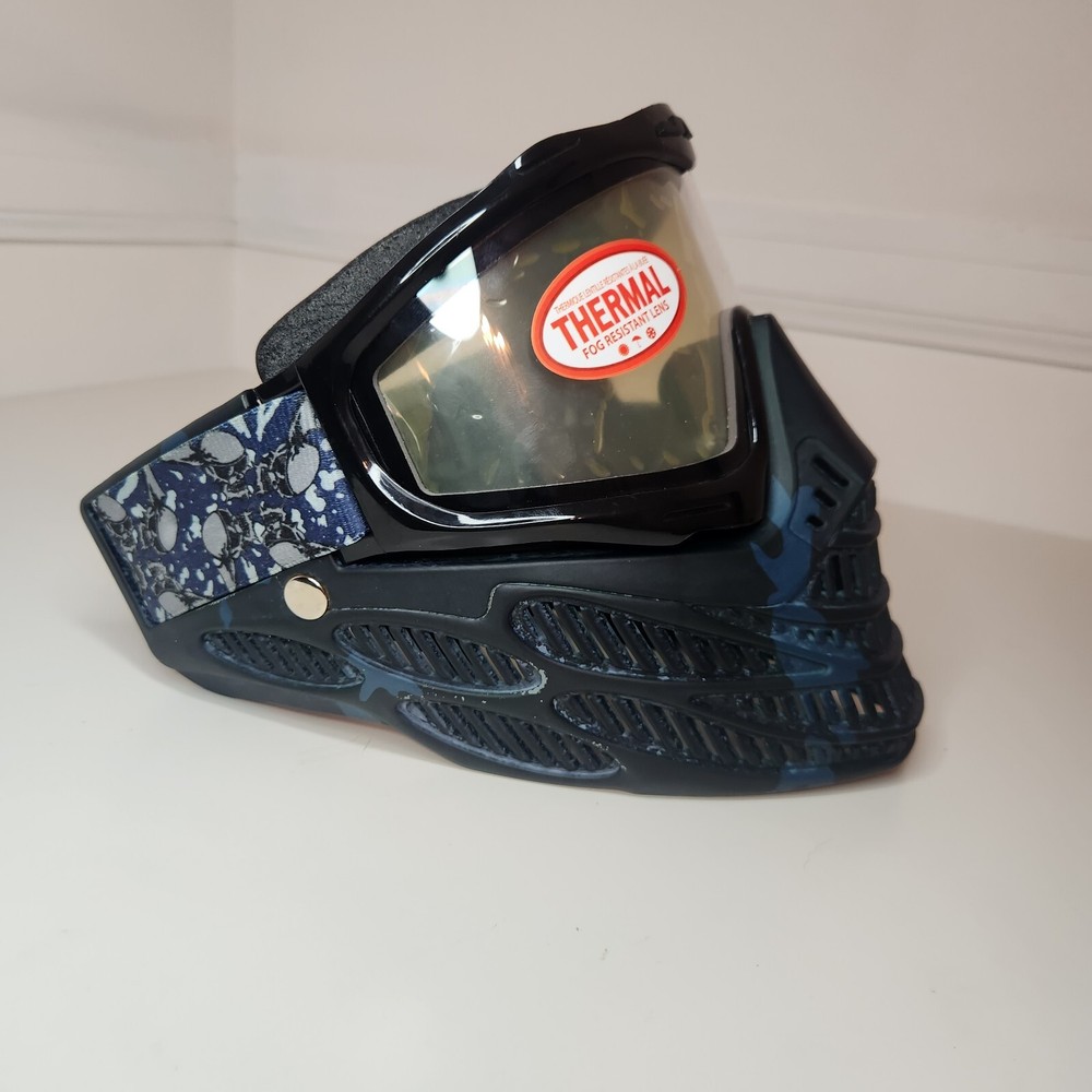 JT Custom Dyed Flex 8 Paintball Mask SANDANA STRAP!