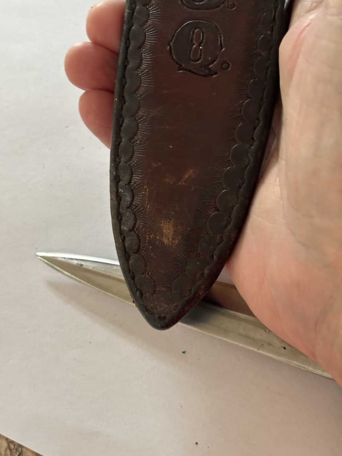 American Blade (AB-27) Vintage Boot Dagger Fixed Blade KnifeW/ Sheath