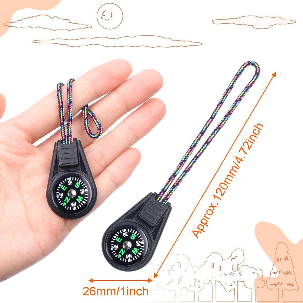 Compass Bulk Mini Compass for Navigation Lesson,Plastic Compasses for Party Favo