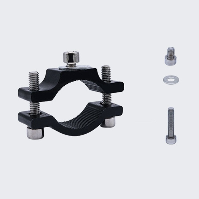 Handlebar LED Front Light Holder Clip Flashlight Torch Mount Bike Access