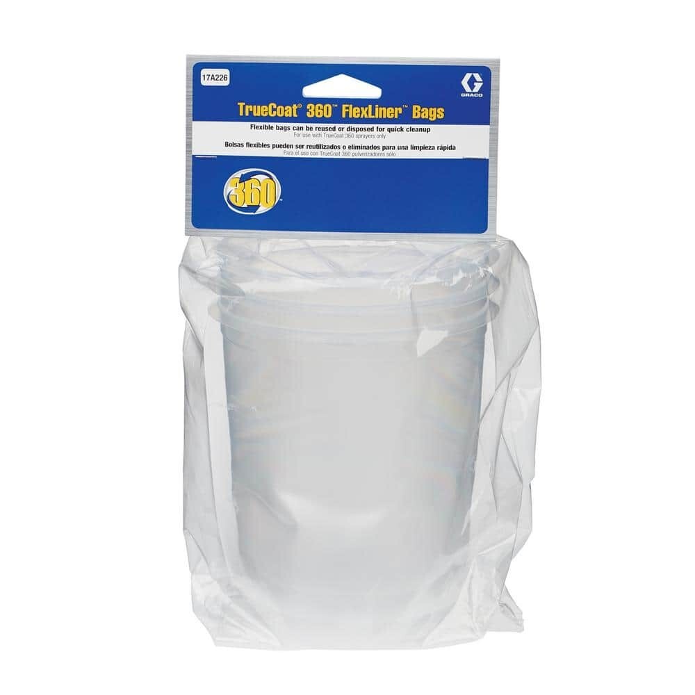 Graco TrueCoat FlexLiner Cup Kit, 32 oz, 3 Pack 17A226
