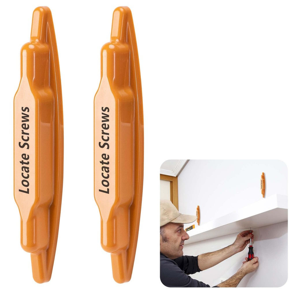moonoom 2 Pcs Stud Finder Magnet, Powerful Magnetic Stud Detector, Compact Wa...