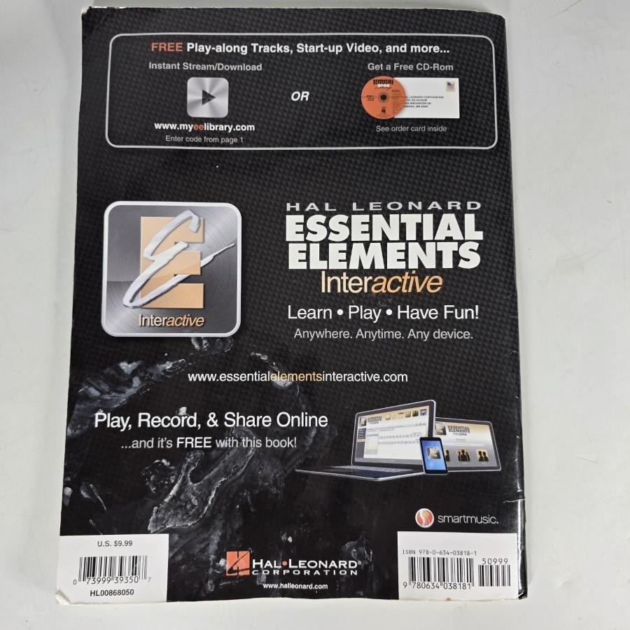 Essential Elements For Strings Viola Book 1 Hal Leonard Workbook 2002 Music