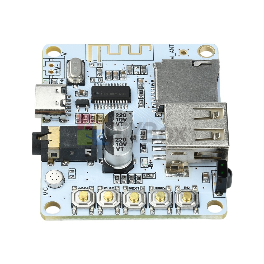 Bluetooth 5.4 Audio Receiver Board MP3 Lossless Decoder Decoding Module Type-C