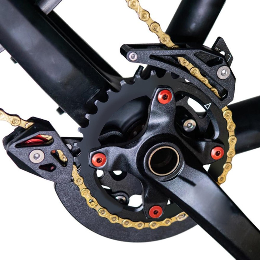 Bicycle Single Disc MTB Chain Guide, Chainring Protector Plate Pulley Chains