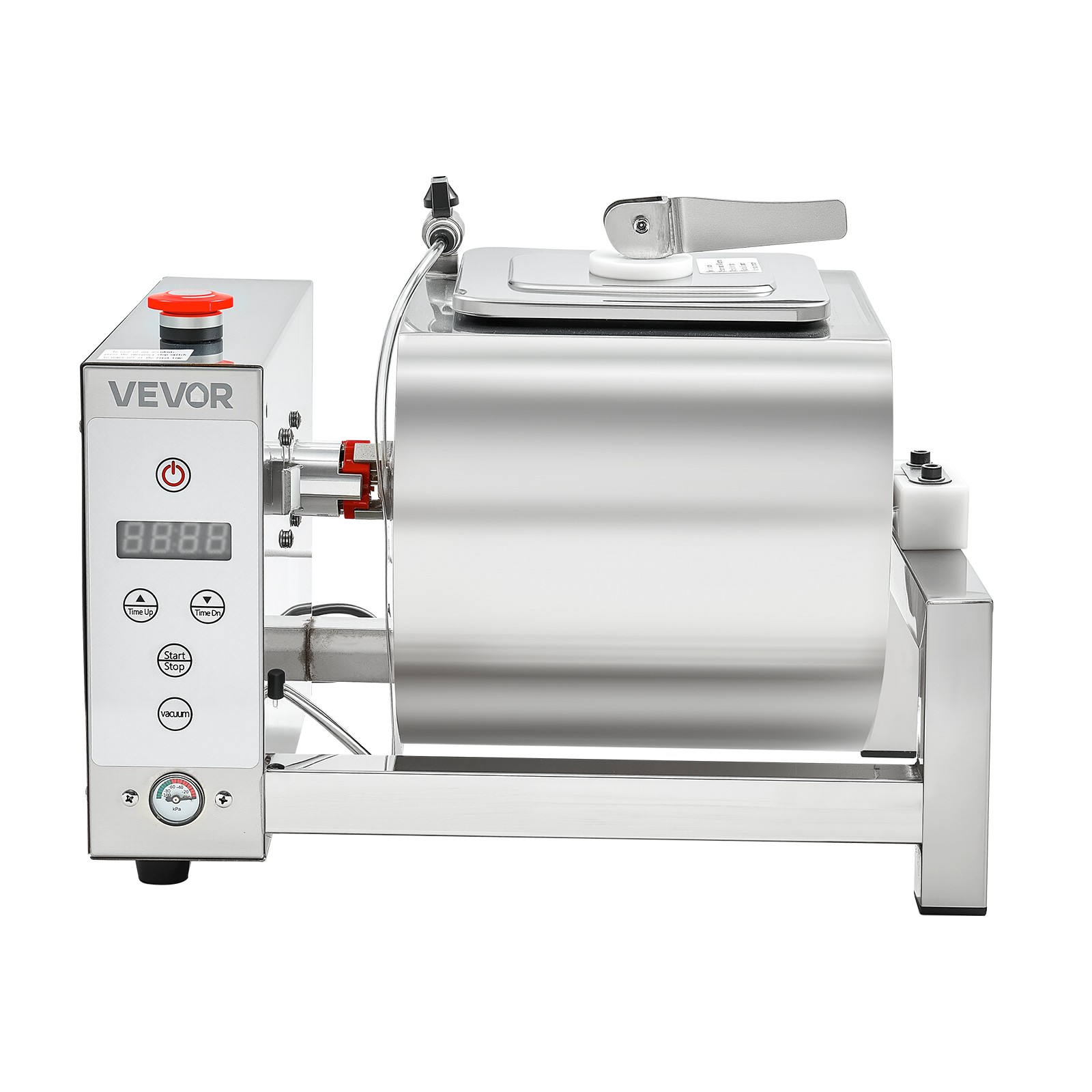VEVOR Vacuum Meat Tumbler Marinator Machine 10L for Chicken Steak Fish Stainless